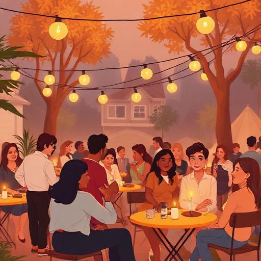 Campfire gathering